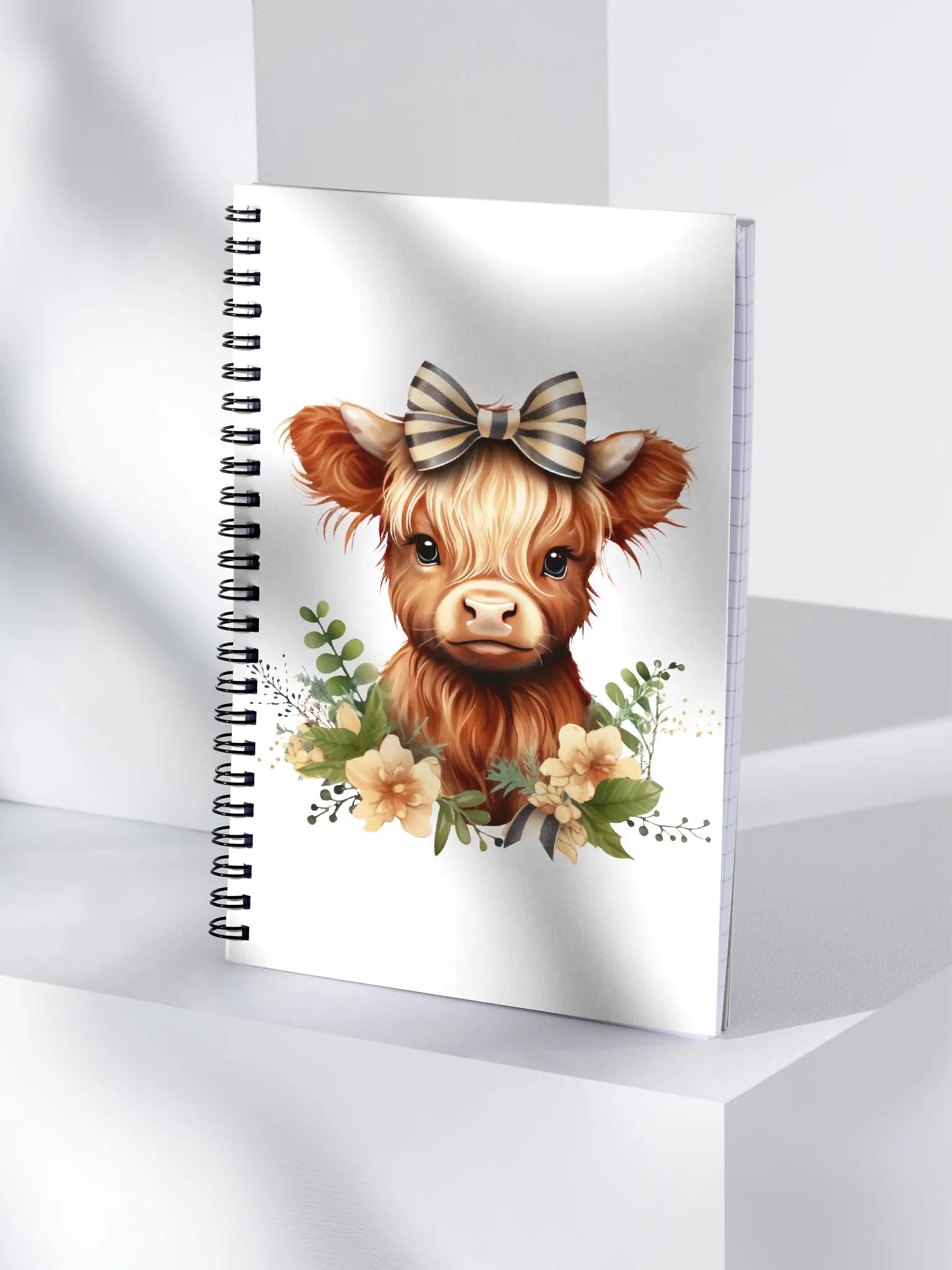 Whimsical Calf Spiral Notebook product image (4)