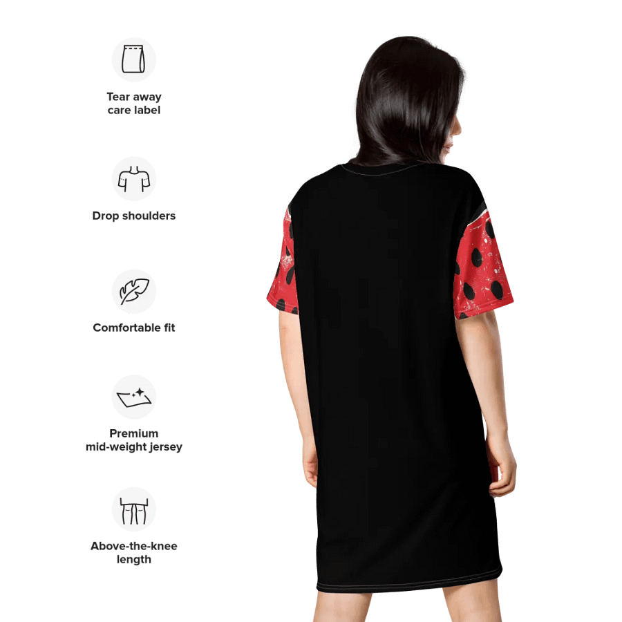Strawberry Fields Delight T-Shirt Dress product image (10)