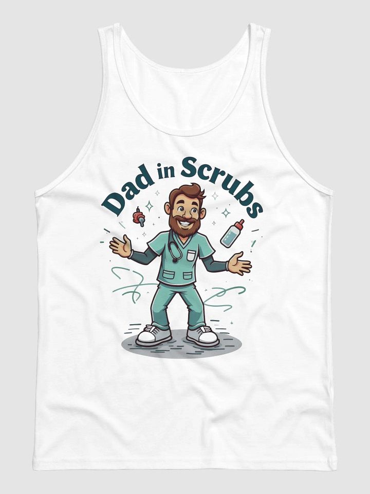 Dad in Scrubs Jersey Tank product image (2)