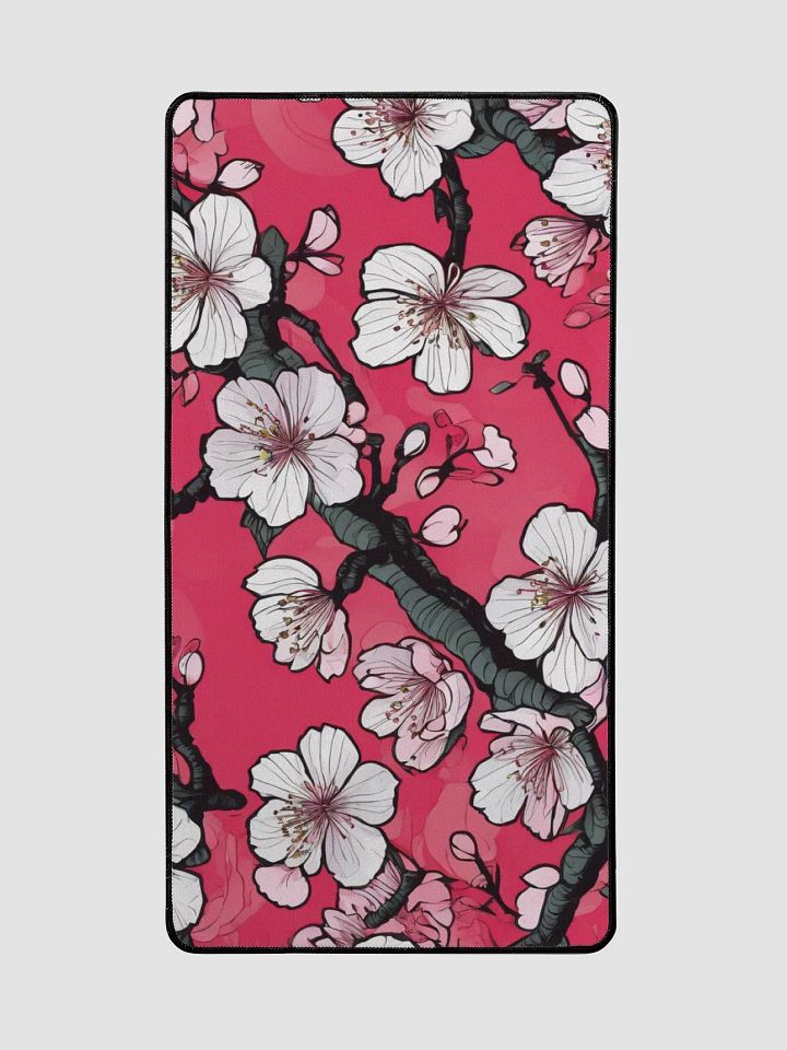 Blossoming Japanese Cherry Blossoms Desk Mat product image (2)