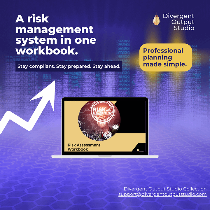 Risk Assessment Workbook: Comprehensive Guide for Businesses and Nonprofits product image (1)