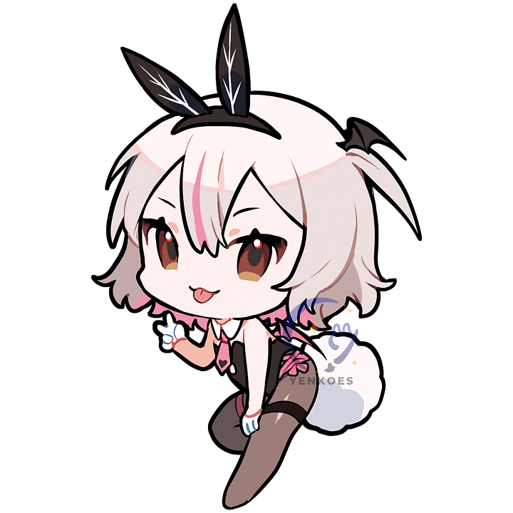 Bunnerdette Sticker product image (1)