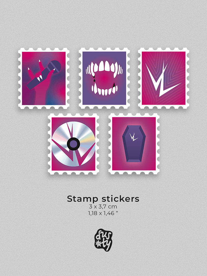 The Vampire Lestat - Stamps Stickers Set 2/2 product image (2)