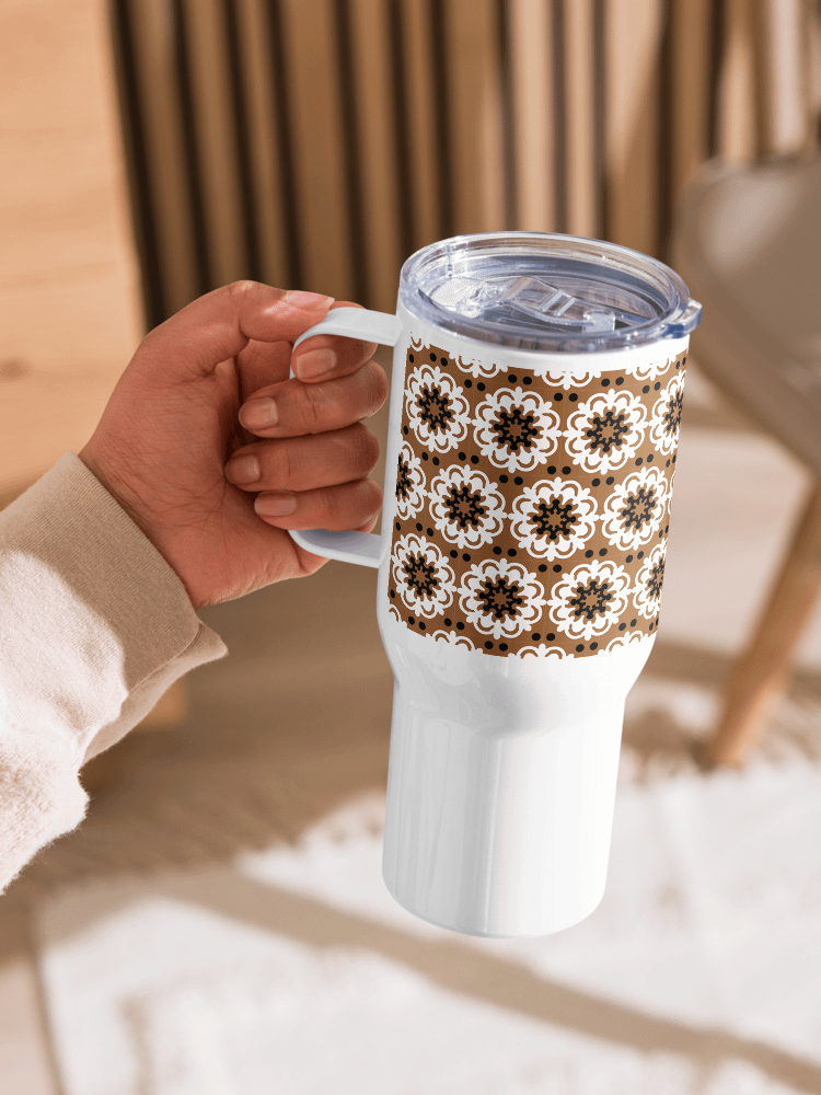 Vintage Floral Symphony 25 oz Travel Mug product image (11)