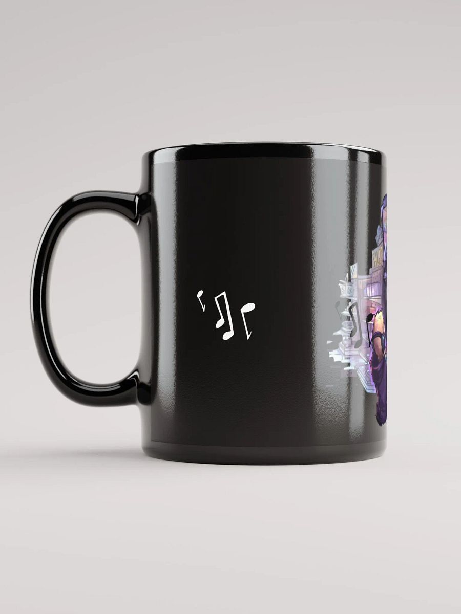 Black Ceramic Mug (Purple Dreams Design) product image (6)