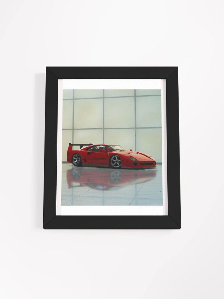 Ferrari F40 LM Garage Toy Framed Poster product image (1)