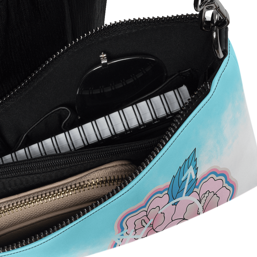 LGBTQIAP2S+ 2025, Trans Flower with Symbol, Crossbody Bag product image (6)