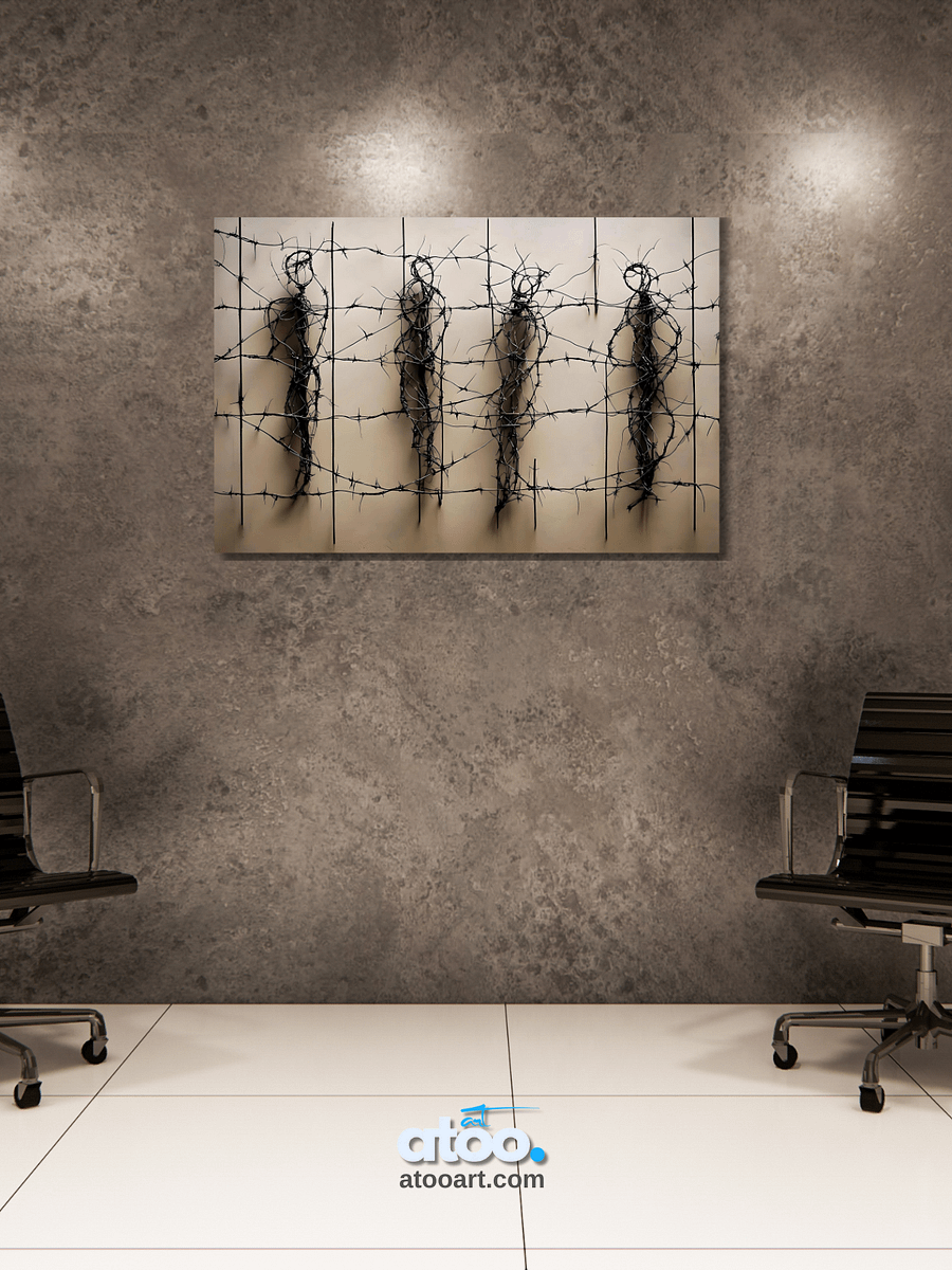 Be Free to Yourself | Don't Follow the Chain | Canvas Painting product image (5)