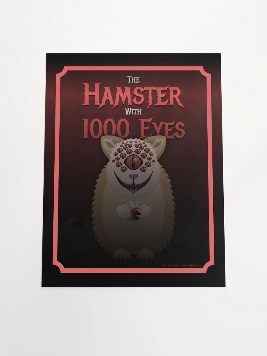 The Hamster with 1000 Eyes (Fictional Movie Poster) product image (5)