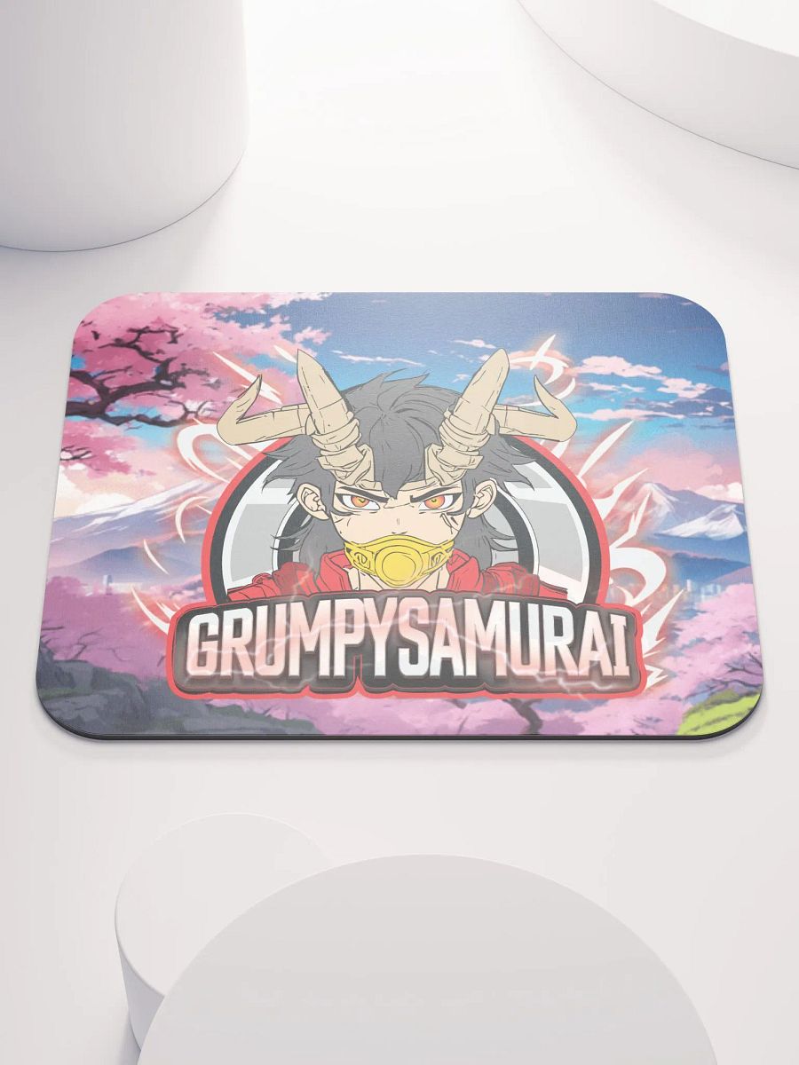 Grumpy Samurai Small Mouse Pad product image (1)