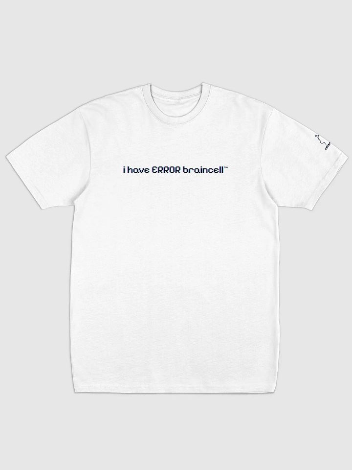 error braincell tee - white product image (1)