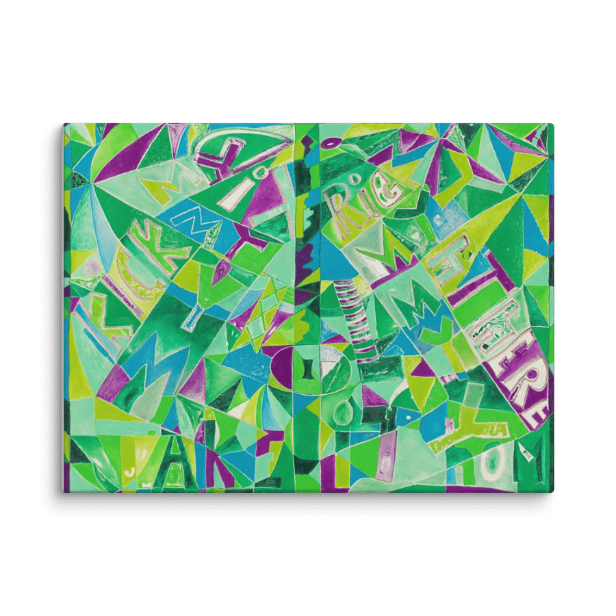 Kick It/Right There on Canvas (30" x 40") product image (1)