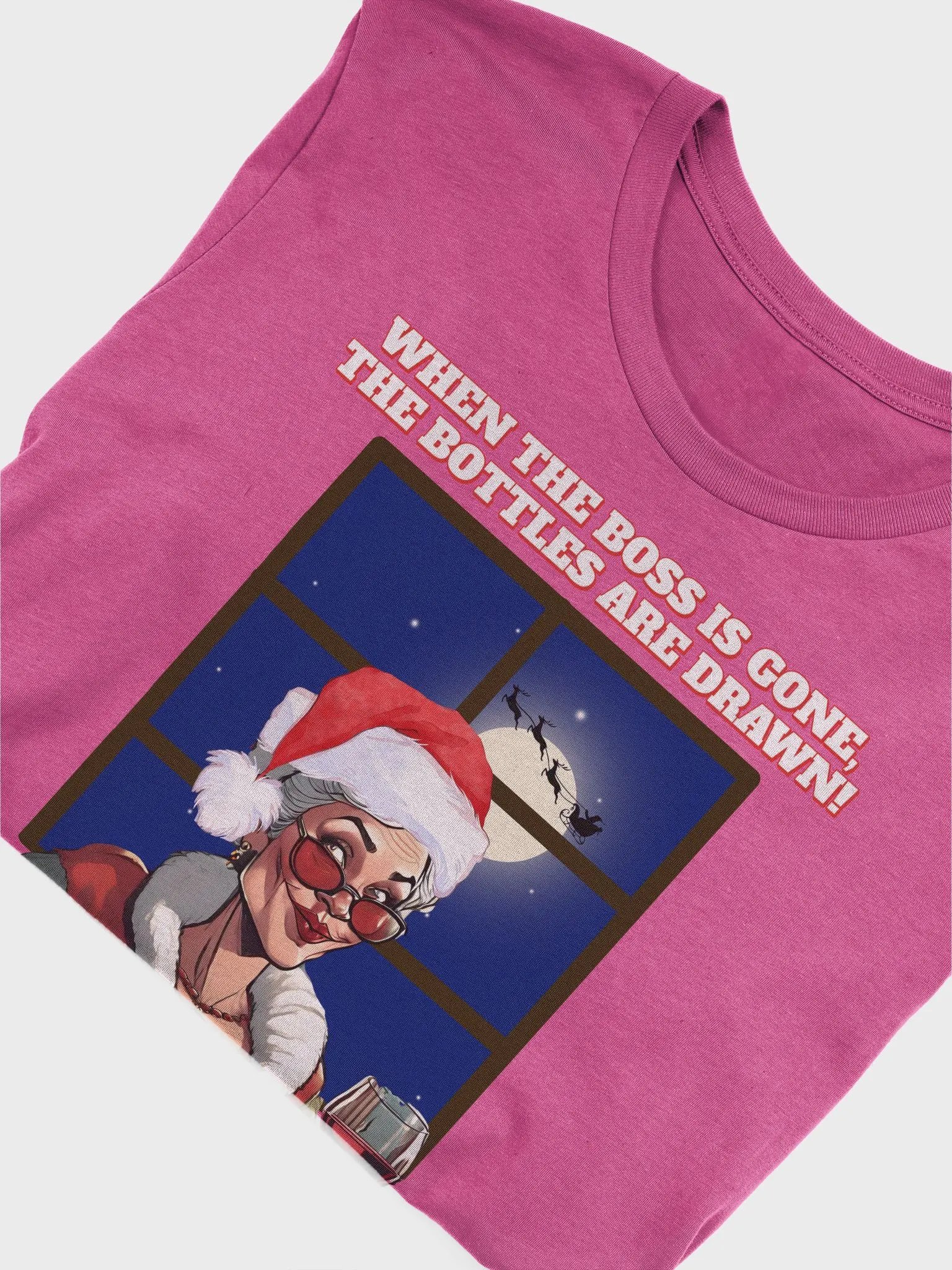 When The Boss Is Gone, The Bottles Are Drawn! T-shirt product image (24)