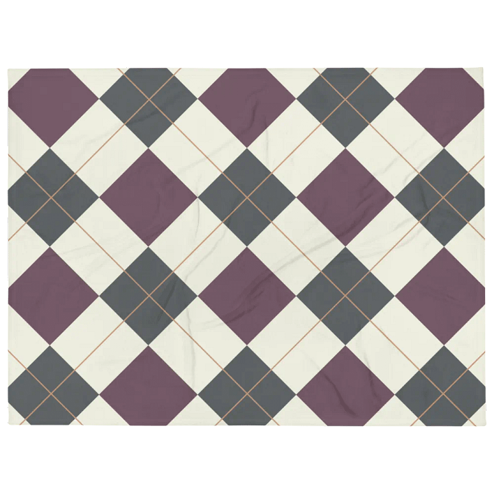 Diamonds Plaid Artistic Design Throw Blanket product image (1)