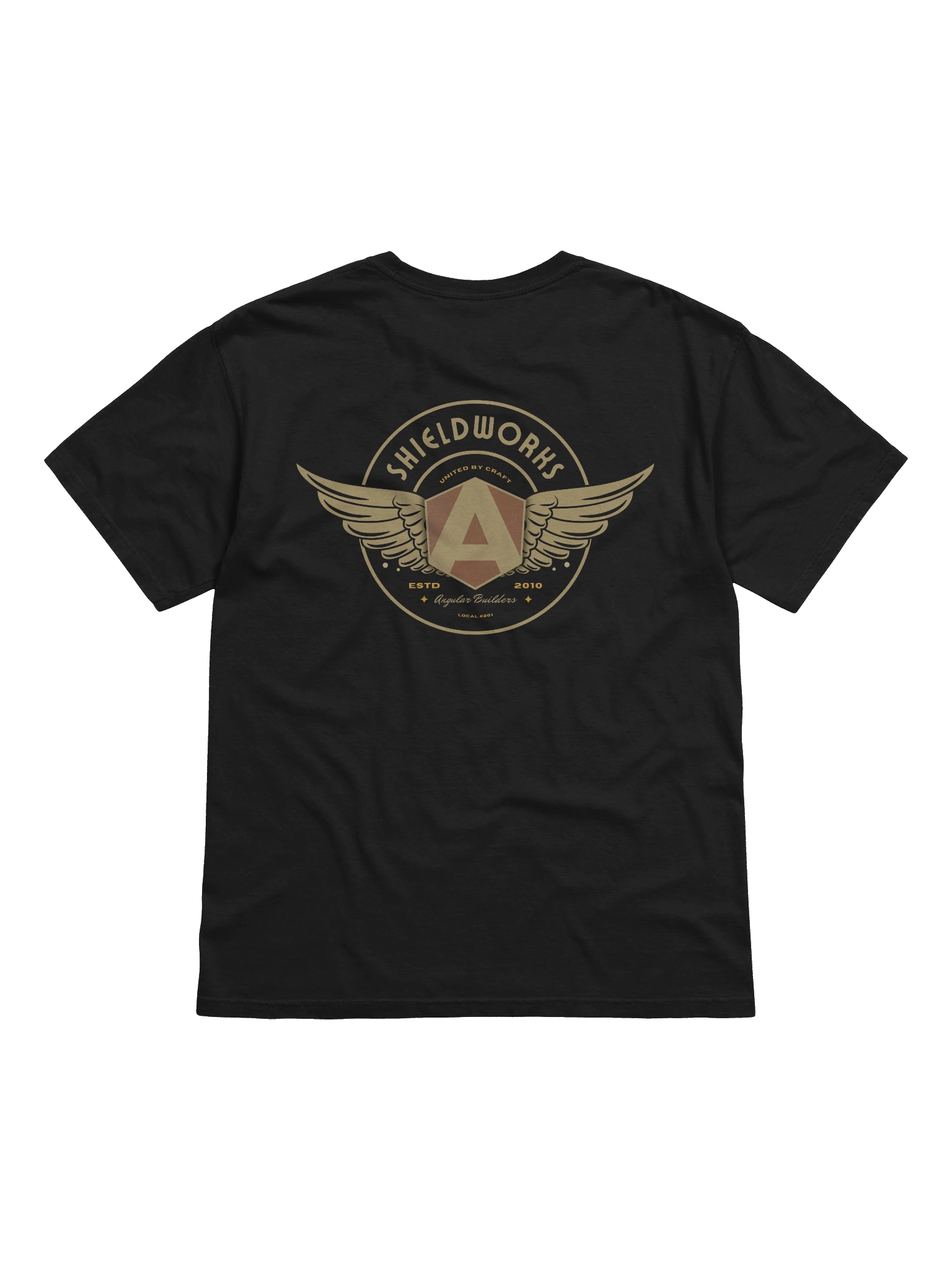 Shieldworks Local #201 “United by Craft” Heavyweight Tee product image (4)
