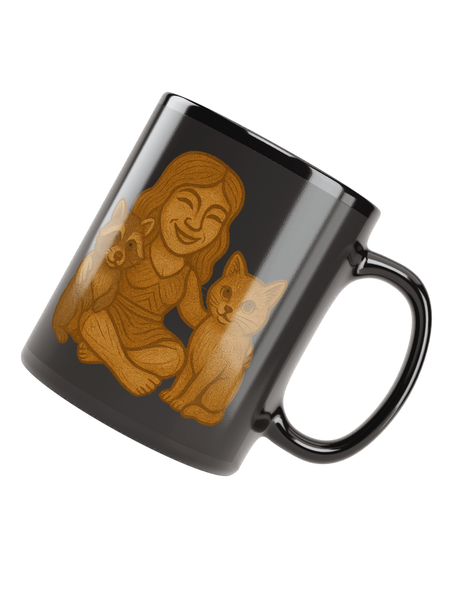 Make Friends Tiki Mug - Raccoon & Kitty product image (4)