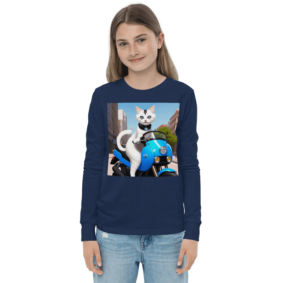 Blue Moto Cat product image (1)