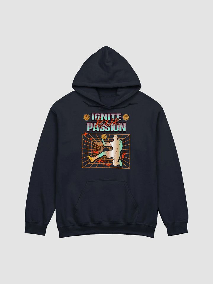 Ignite Your Passion Basketball Flame Hoodie product image (22)