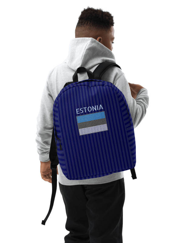 Estonian Flag All-Over Print Backpack product image (1)