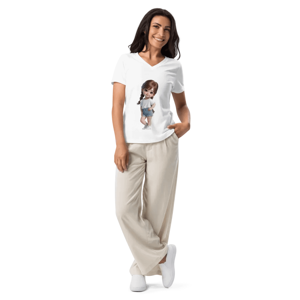 Bella+Canvas Women's Relaxed V-Neck T-Shirt product image (9)