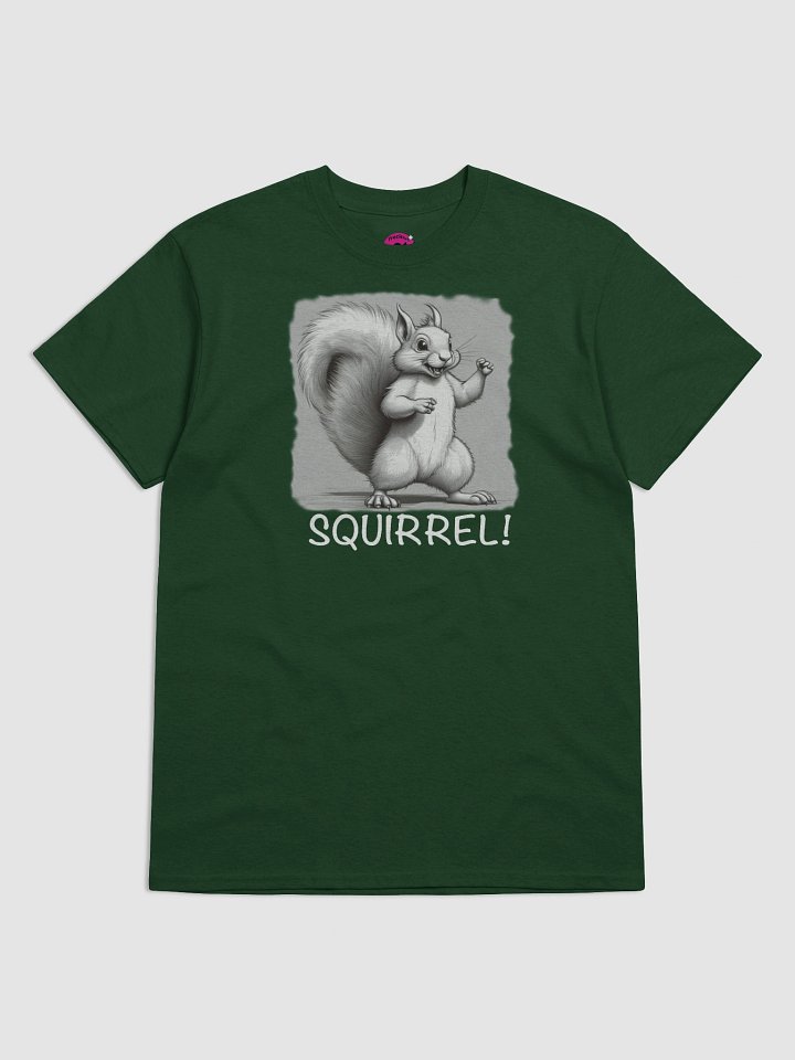Cheerful ADHD Squirrel! Cartoon T-Shirt product image (4)