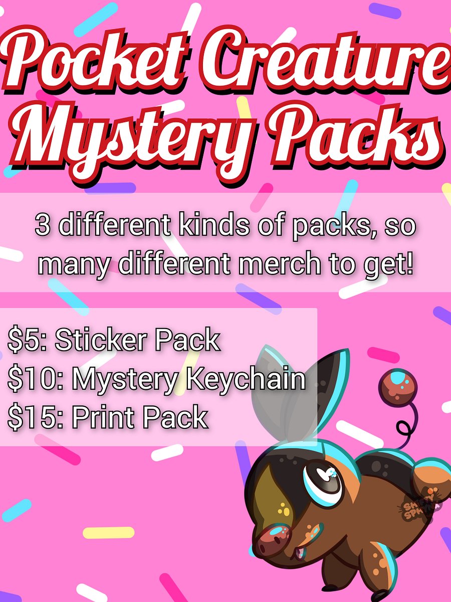 Pocket Creature Mystery Packs product image (1)