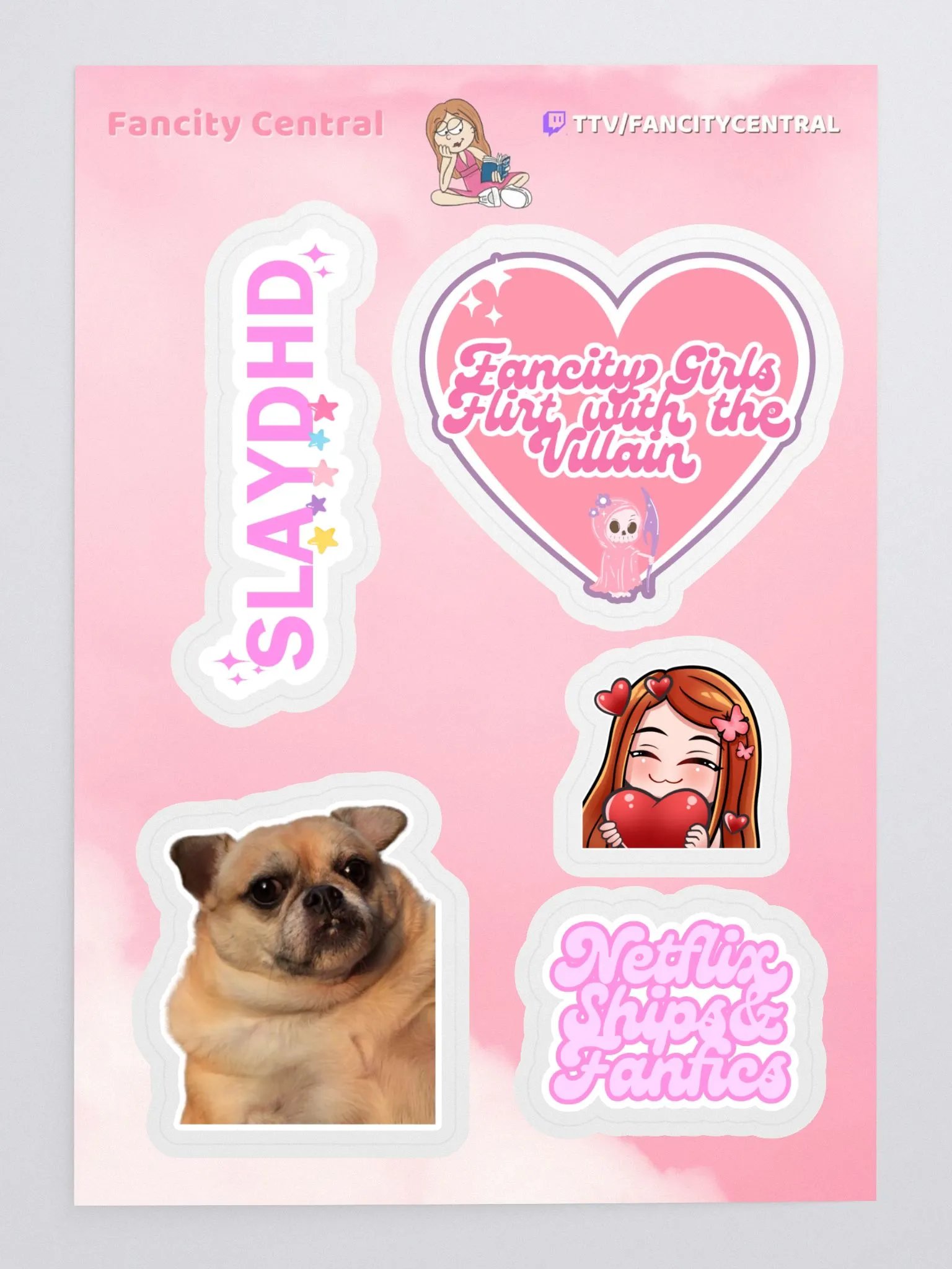 Fancity Central Winter 2025 Sticker Sheet product image (3)