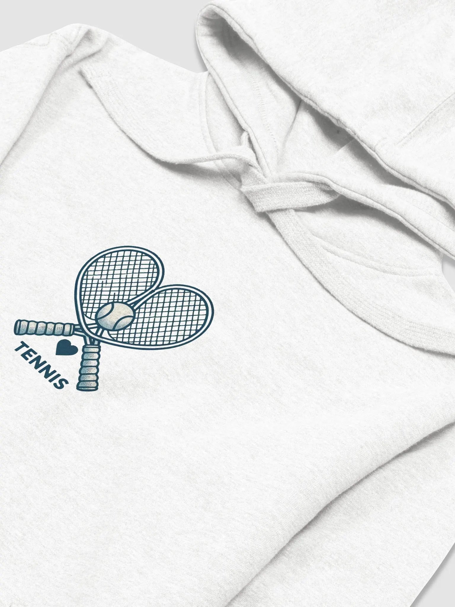 Love-Love Tennis Heart Hoodie product image (1)