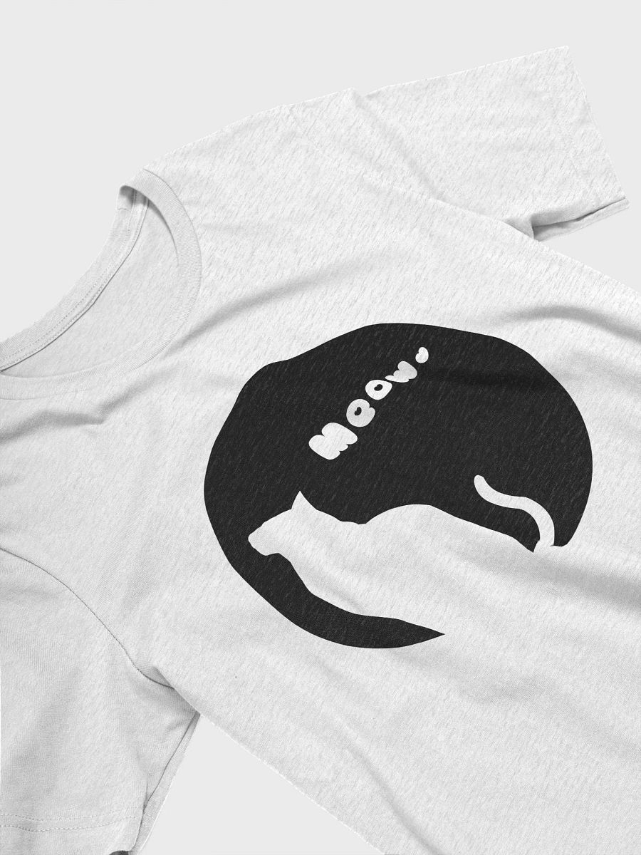 Meow Silhouette Cat T-Shirt product image (18)