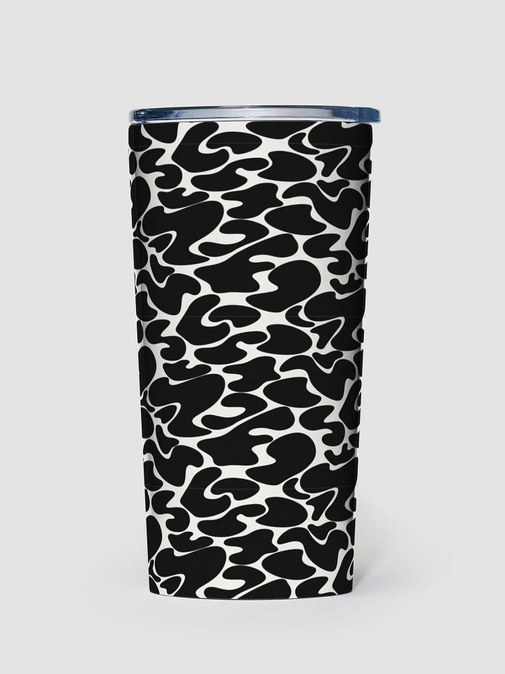 Tumbler - Abstract black and white pattern product image (1)