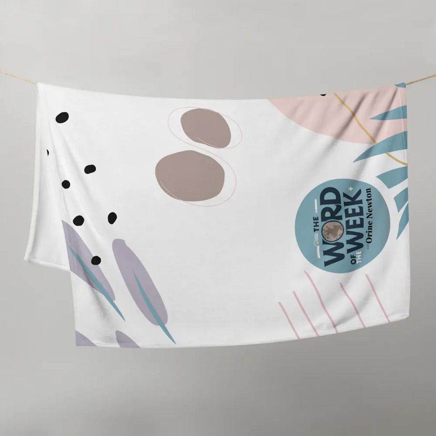 Word of the Week - Plush Blanket product image (5)