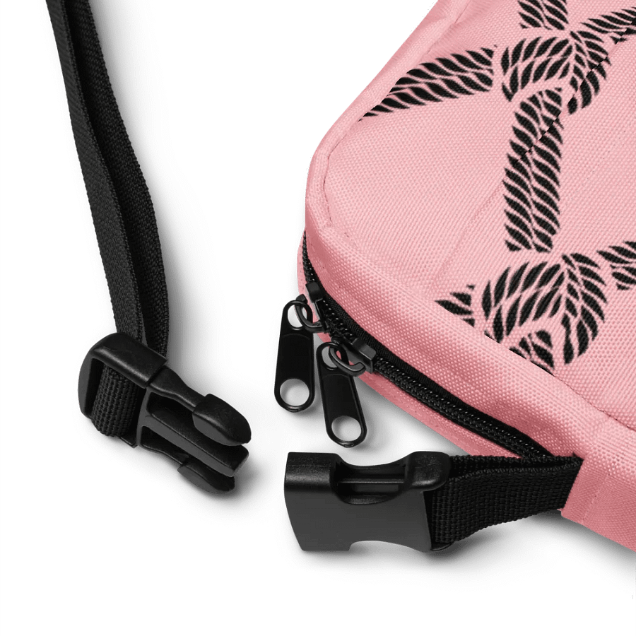 Diamond Tie hip bag (Pink and Black) product image (5)