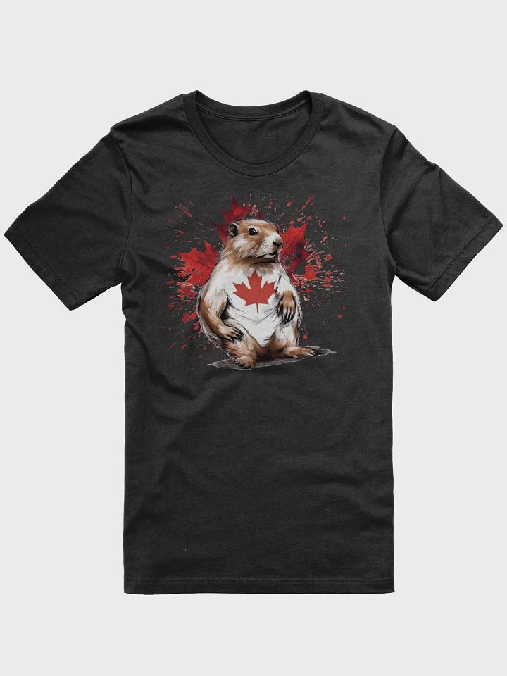 Proud Canadian Beaver T-Shirt (Bella+Canvas Supersoft) product image (1)