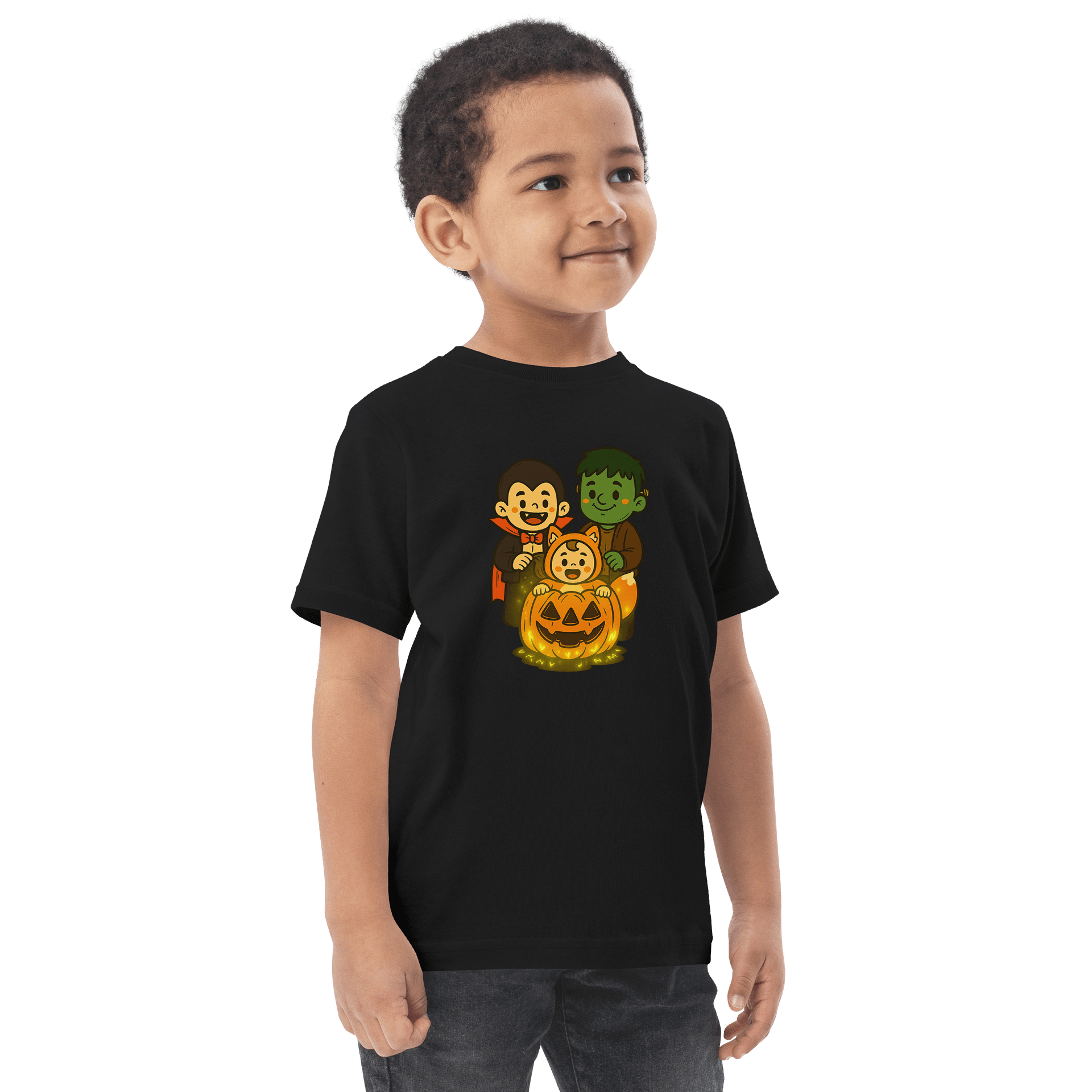 Spooktacular Toddler Halloween Jersey Tee product image (7)