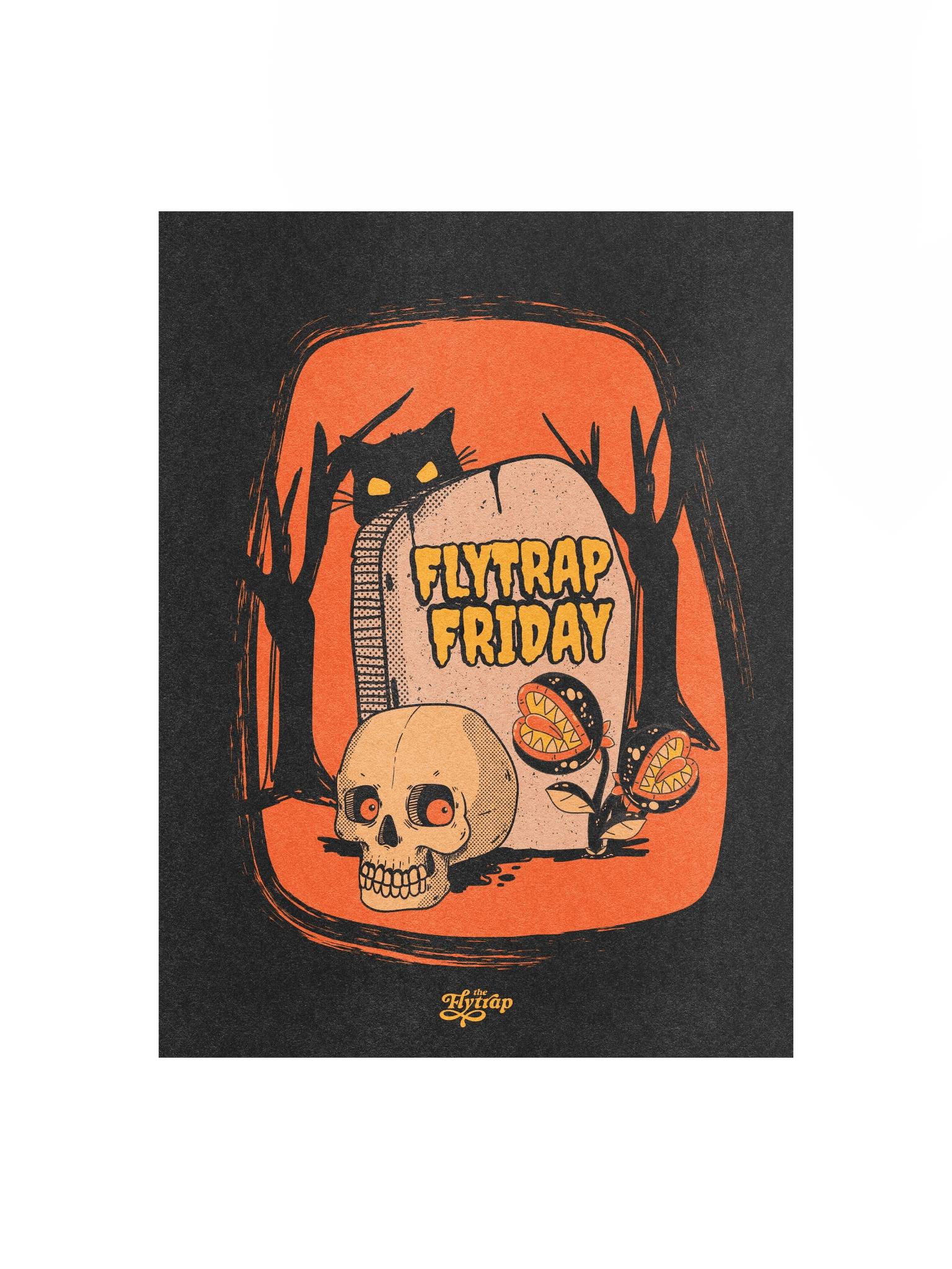 Flytrap Friday Gravestone 12x16 Poster product image (1)