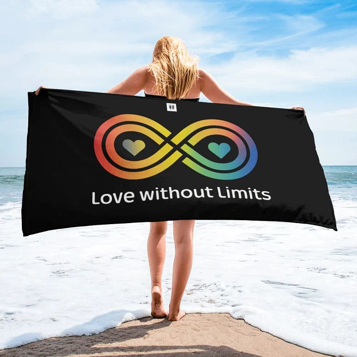 Love Without Limits Rainbow Towel product image (2)