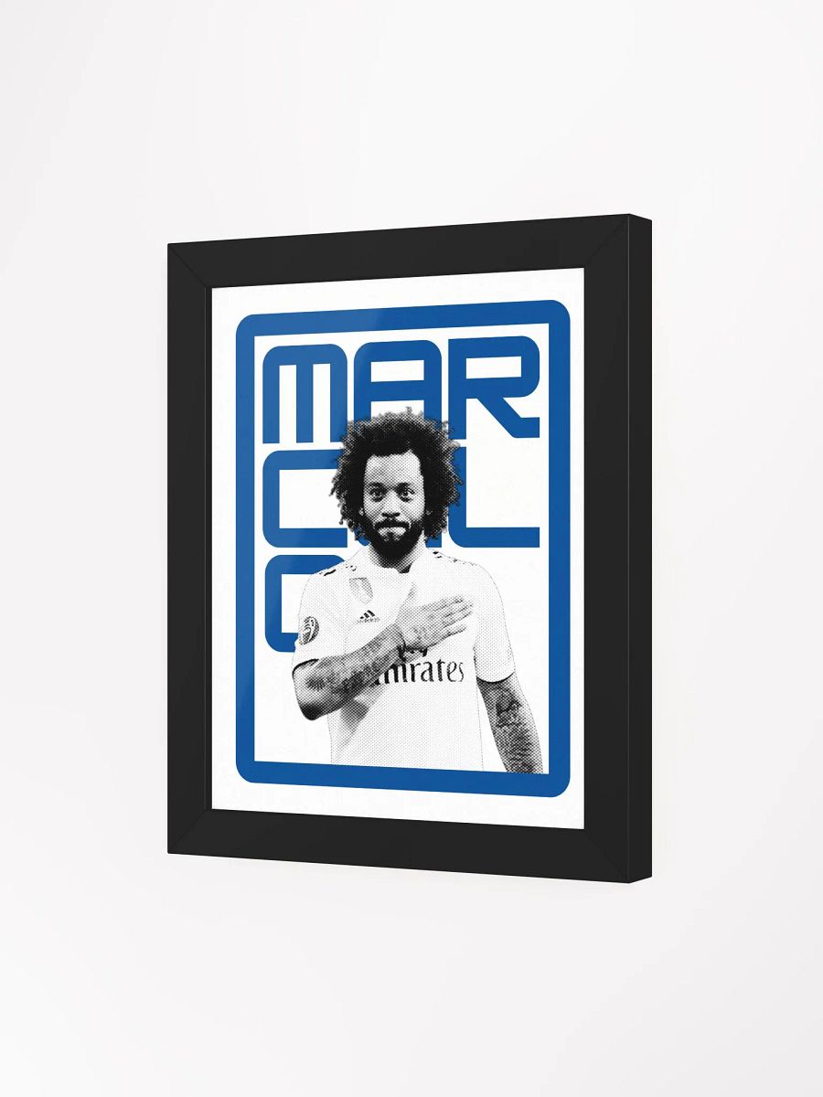 Marcelo BW Real Madrid Name Art Framed Print product image (2)
