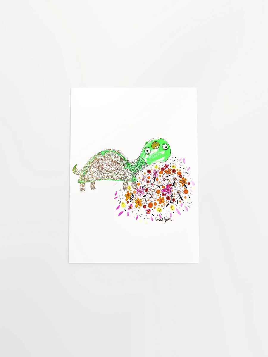 Happy Turtle matte poster product image (36)