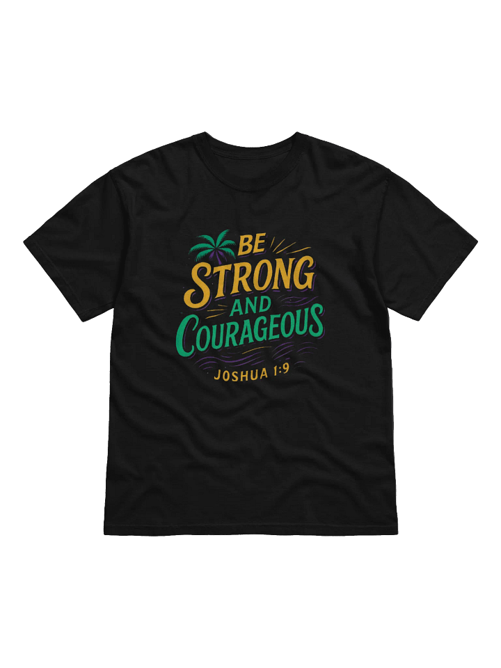 “Unshaken” Vintage Faith Tee – Joshua 1:9 (Comfort Colors 1717) product image (5)