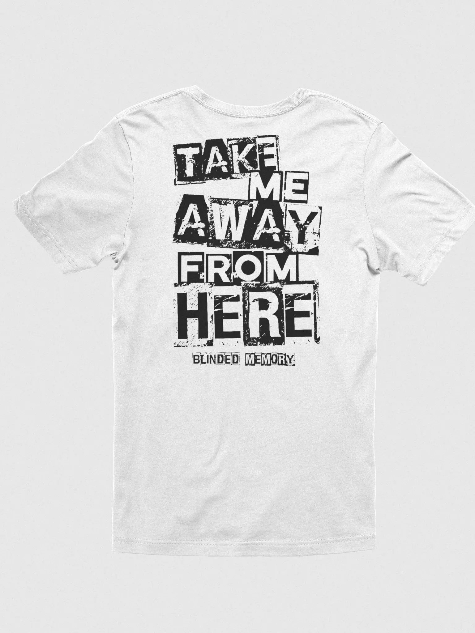 Take Me Away From Here Lyric Tee White product image (2)