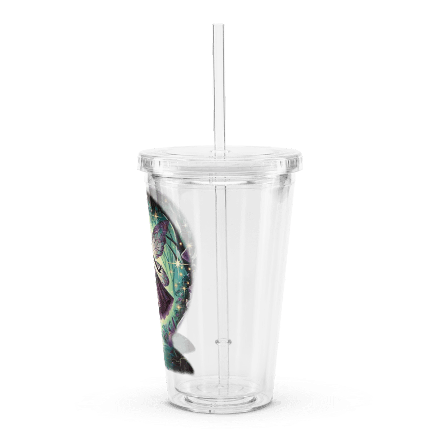 Enchanted Forest Purple Iris Fairy Double Wall Tumbler product image (4)