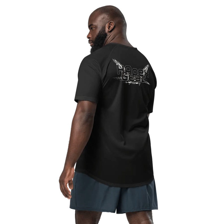 Unisex Sports Jersey - Black HApex Gear White Logo product image (4)