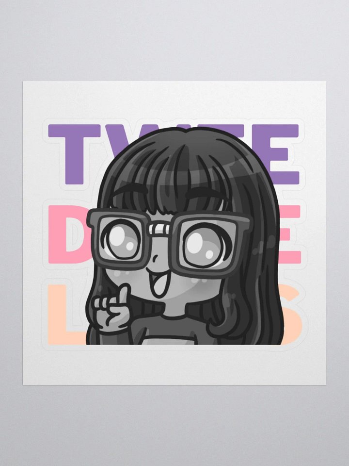 TweedleLiras Typography Sticker product image (1)