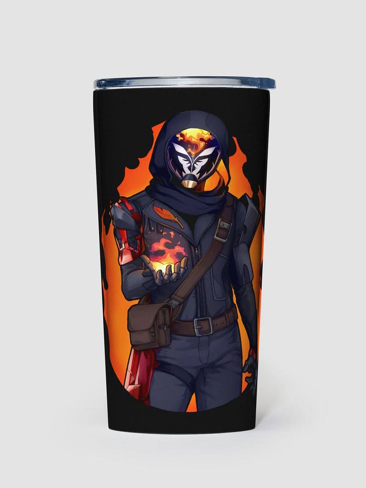 Flame Supernova 20z Stainless Steel Tumbler (Black) product image (1)