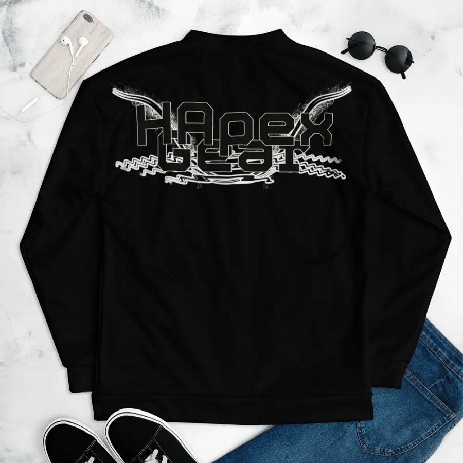 Bomber Jacket - Black - Black HApex Gear Black Logo product image (9)