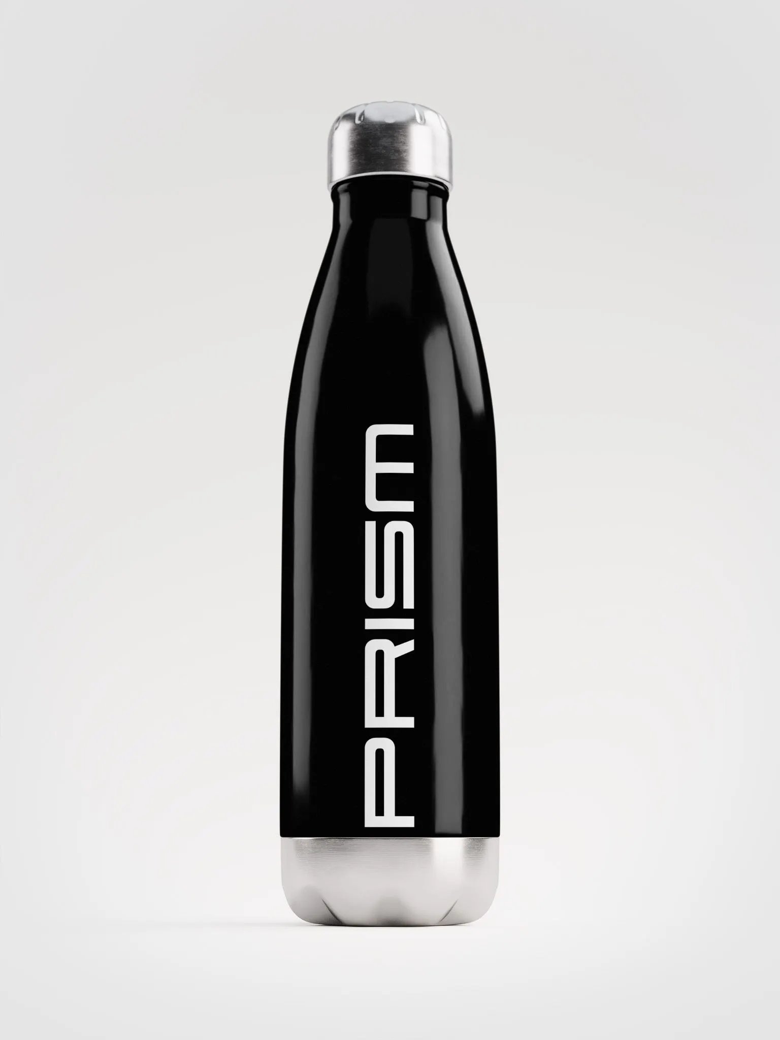 Black Stainless Steel Water Bottle - Classic Prism Label product image (3)