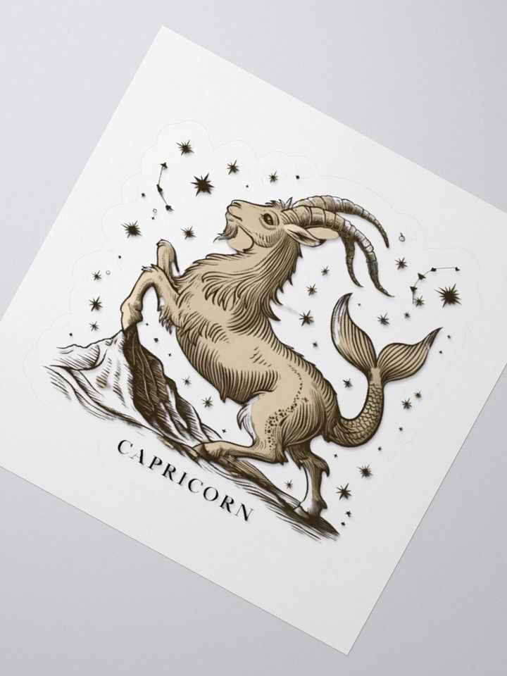 Capricorn Kiss-Cut Sticker product image (5)
