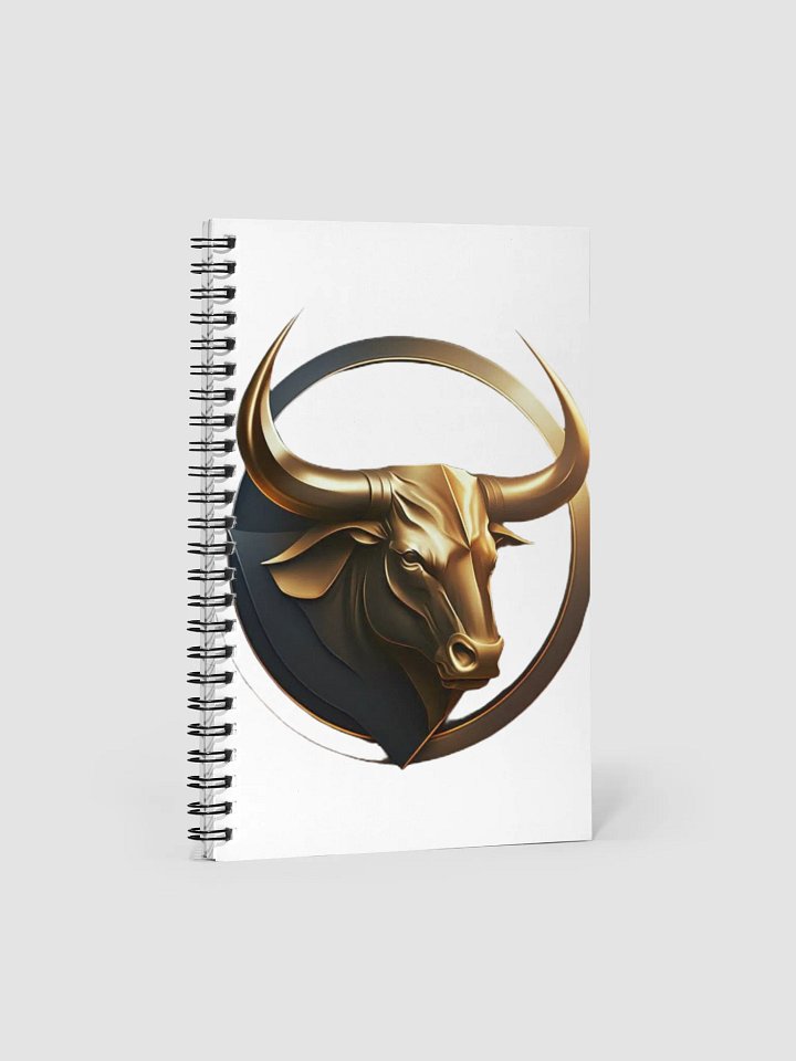 Quaderno a Spirale "Golden Bull" – Potenza e Stile in Ogni Pagina product image (1)