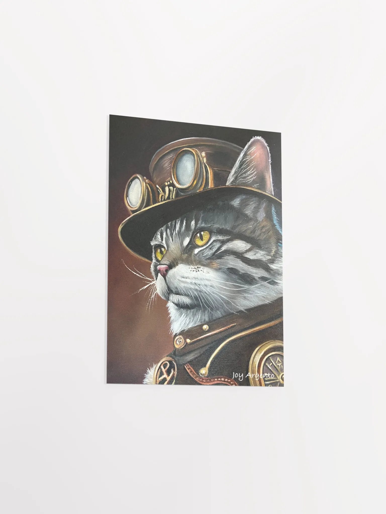 Steampunk Cat Print product image (7)