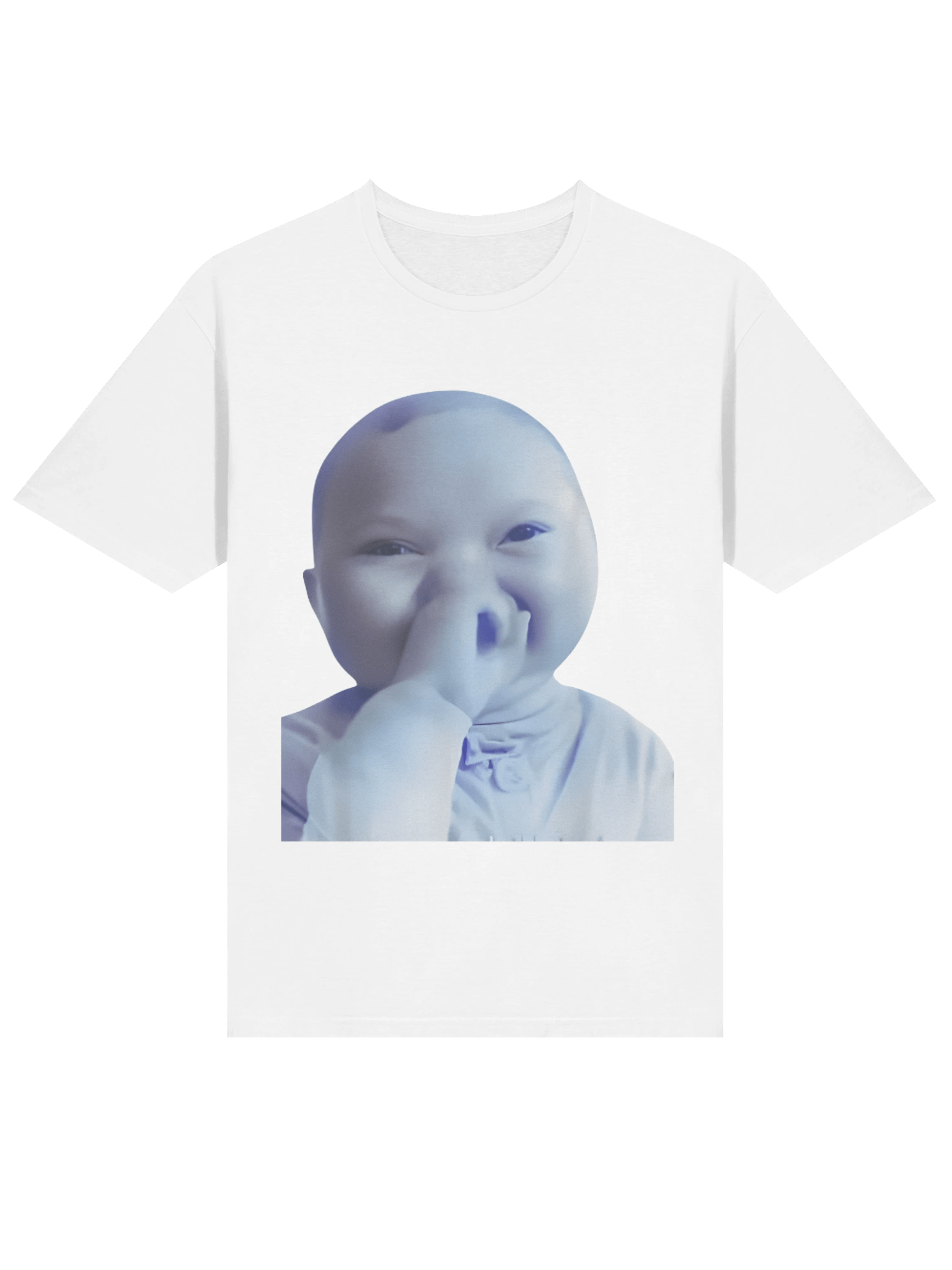 AI Baby Holding Laugh Meme Trend Shirt product image (9)